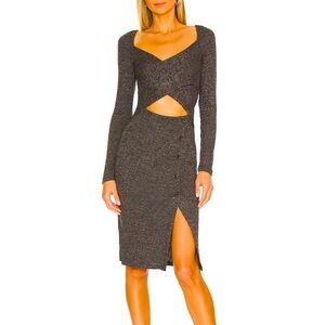 BCBGeneration Cutout Midi Dress